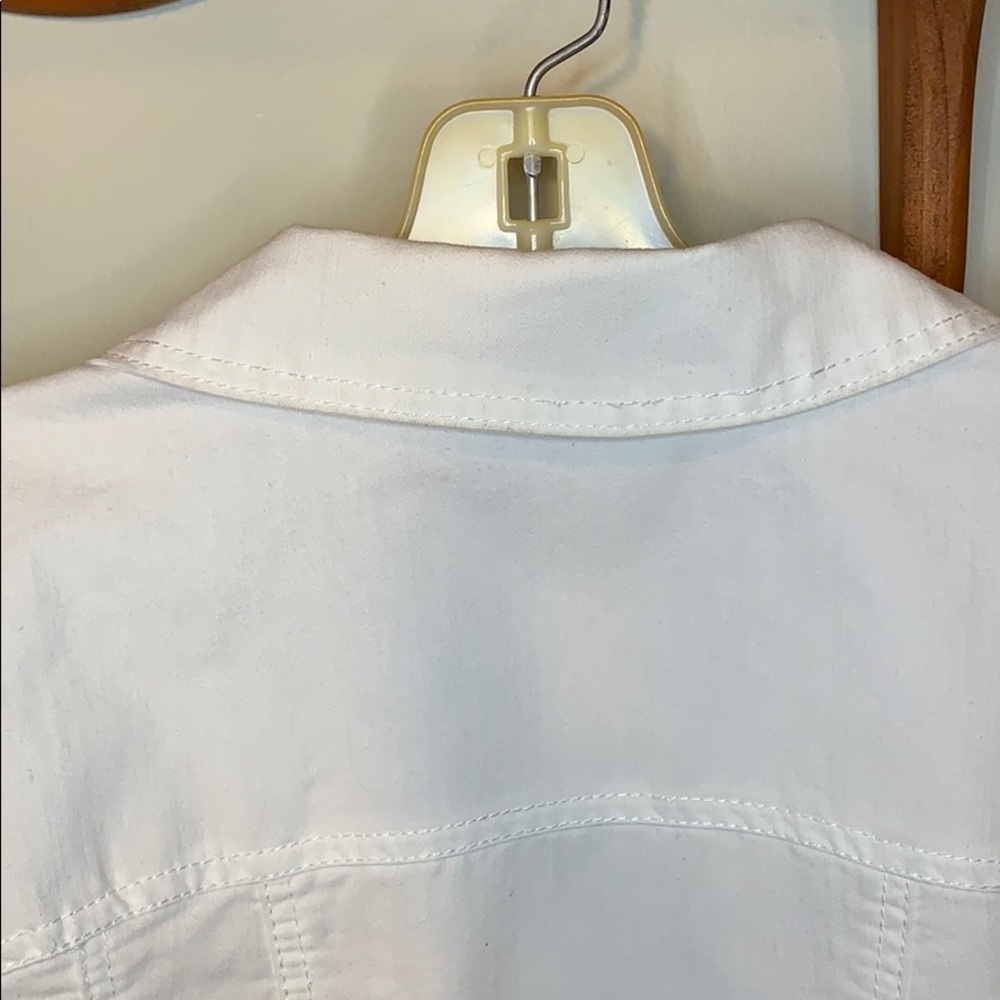 White Cotton Jacket - Picture 5 of 11